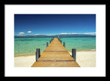 West Shore Pier - Framed Print