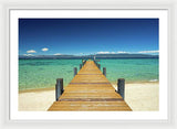 West Shore Pier - Framed Print