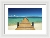 West Shore Pier - Framed Print