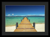 West Shore Pier - Framed Print