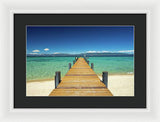 West Shore Pier - Framed Print