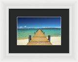 West Shore Pier - Framed Print