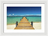 West Shore Pier - Framed Print