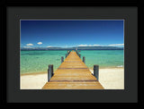 West Shore Pier - Framed Print