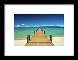 West Shore Pier - Framed Print