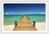 West Shore Pier - Framed Print