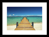 West Shore Pier - Framed Print