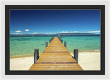 West Shore Pier - Framed Print