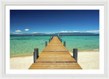 West Shore Pier - Framed Print