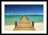 West Shore Pier - Framed Print
