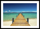 West Shore Pier - Framed Print