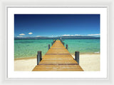 West Shore Pier - Framed Print