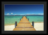 West Shore Pier - Framed Print