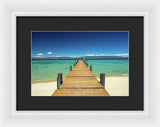 West Shore Pier - Framed Print