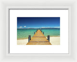 West Shore Pier - Framed Print