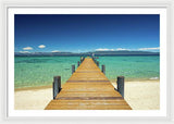 West Shore Pier - Framed Print