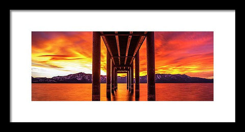 Window Of Perfection - Framed Print-Lake Tahoe Prints