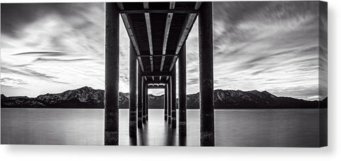 Window Of Perfection Monochromatic by Brad Scott - Canvas Print