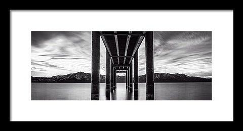 Window Of Perfection Monochromatic by Brad Scott - Framed Print