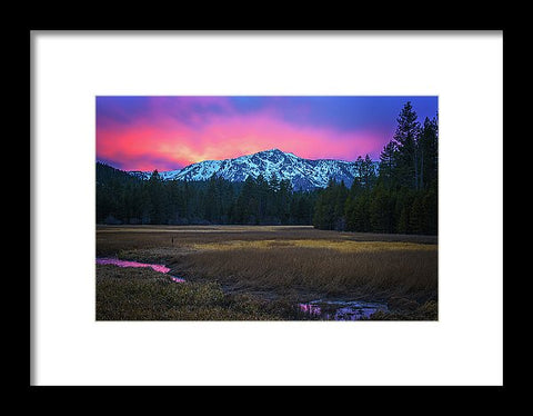 Winter Meadow By Brad Scott - Framed Print