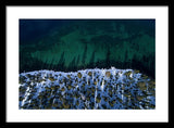 Winter Shores Aerial - Framed Print