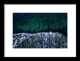 Winter Shores Aerial - Framed Print