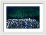 Winter Shores Aerial - Framed Print