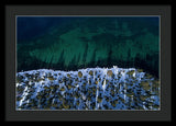 Winter Shores Aerial - Framed Print