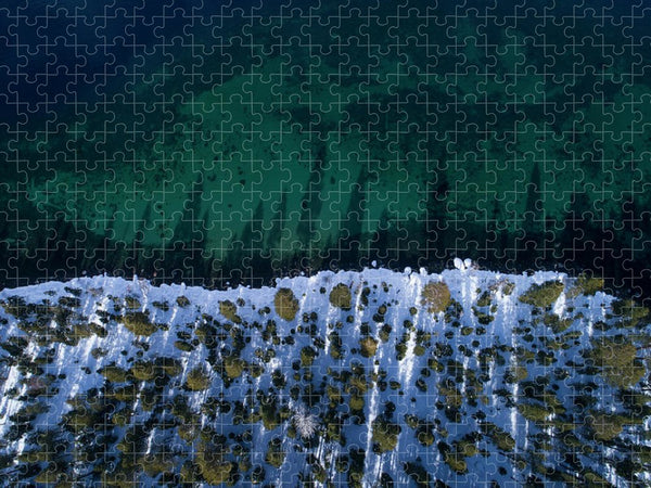Winter Shores Aerial - Puzzle