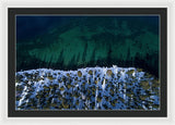 Winter Shores Aerial - Framed Print