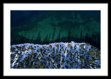 Winter Shores Aerial - Framed Print