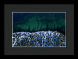 Winter Shores Aerial - Framed Print