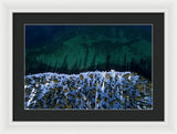 Winter Shores Aerial - Framed Print