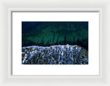 Winter Shores Aerial - Framed Print