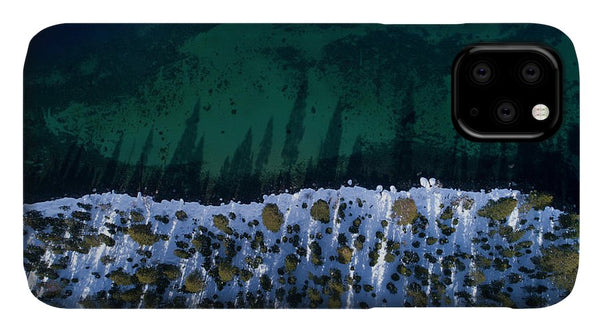 Winter Shores Aerial - Phone Case