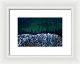 Winter Shores Aerial - Framed Print