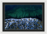 Winter Shores Aerial - Framed Print