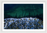 Winter Shores Aerial - Framed Print