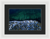 Winter Shores Aerial - Framed Print
