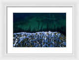 Winter Shores Aerial - Framed Print