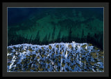 Winter Shores Aerial - Framed Print