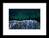Winter Shores Aerial - Framed Print