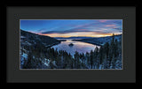 Winters Awakening - Emerald Bay By Brad Scott - Framed Print
