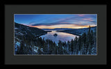 Winters Awakening - Emerald Bay By Brad Scott - Framed Print