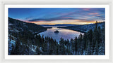 Winters Awakening - Emerald Bay By Brad Scott - Framed Print
