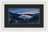 Winters Awakening - Emerald Bay By Brad Scott - Framed Print