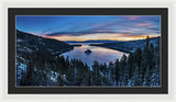 Winters Awakening - Emerald Bay By Brad Scott - Framed Print