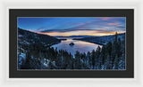 Winters Awakening - Emerald Bay By Brad Scott - Framed Print
