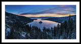 Winters Awakening - Emerald Bay By Brad Scott - Framed Print