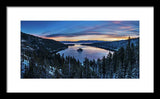 Winters Awakening - Emerald Bay By Brad Scott - Framed Print